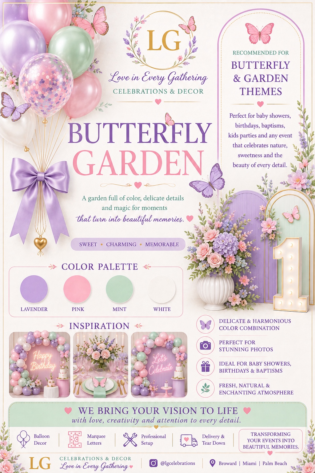 Butterfly Garden color collection