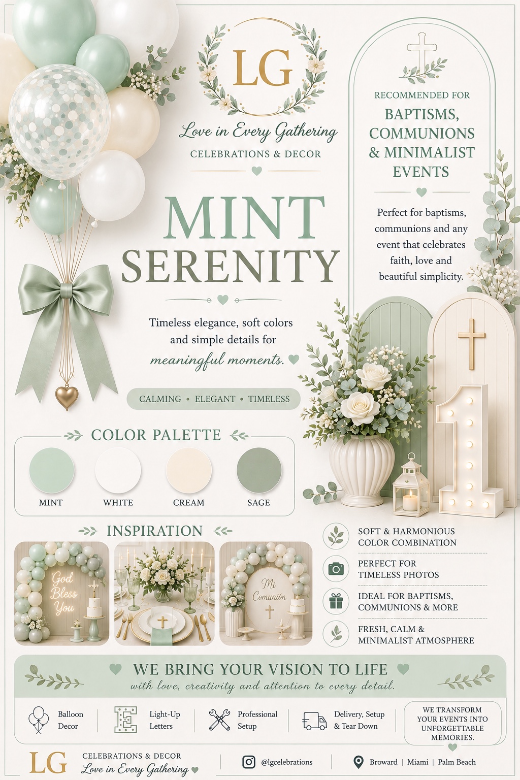 Mint Serenity color collection