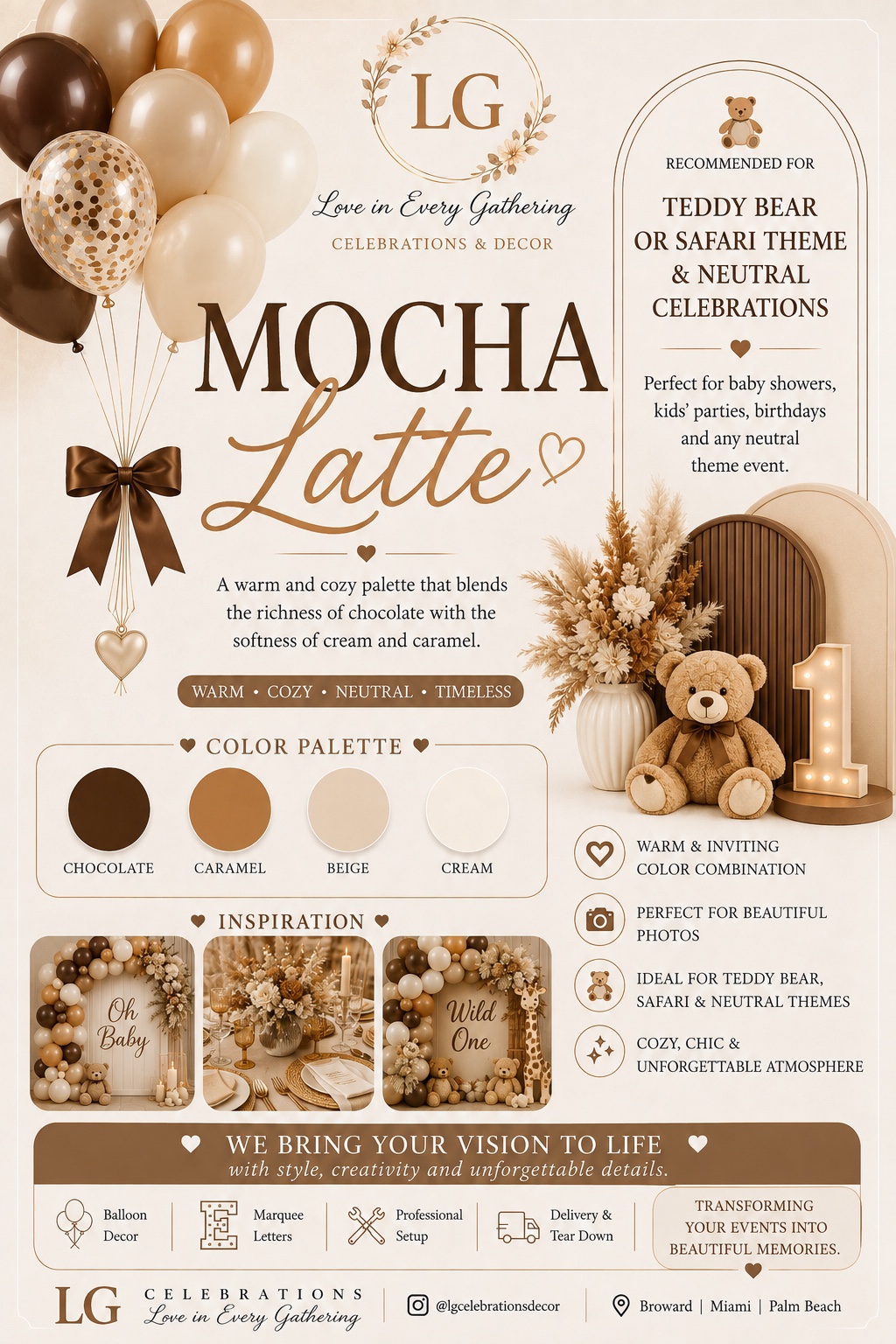 Mocha Latte color collection
